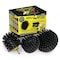 Drill Brush Power Scrubber By Useful Products 5 in W 7 in L Brush, Black K-S-54O-QC-DB - alternate 1